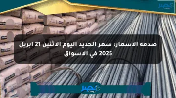 صدمة الأسعار: سعر الحديد اليوم الاثنين 21 أبريل 2025 في الأسواق
